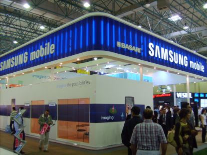 Samsung fuar standı 
