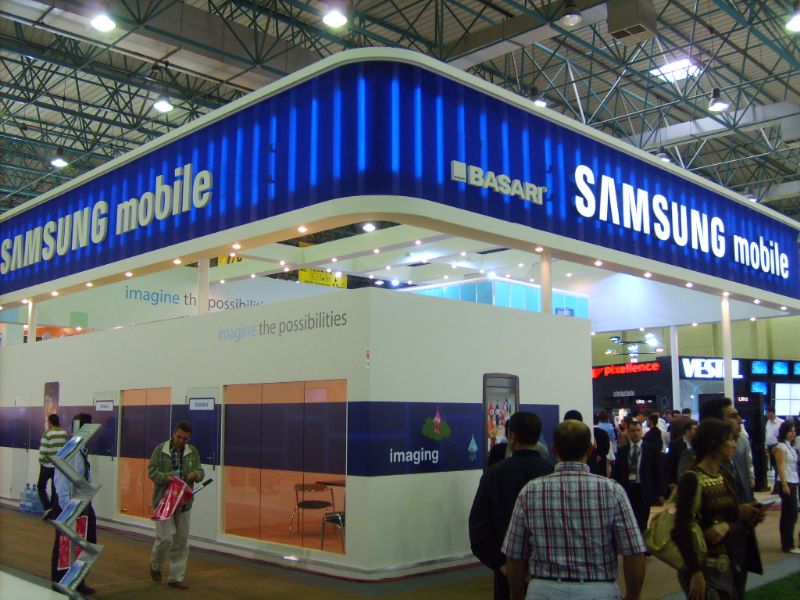 Samsung fuar standı 